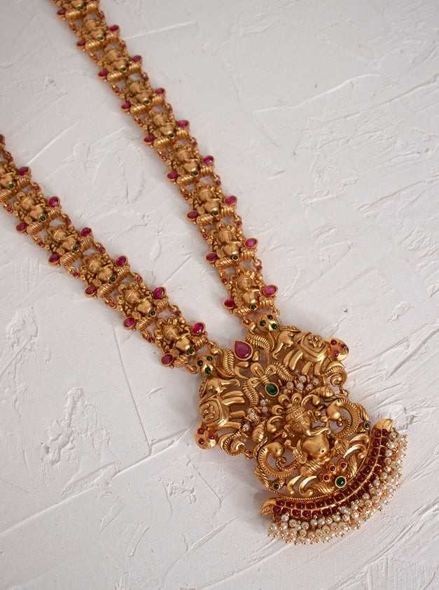 Ganesh Long Necklace Set
