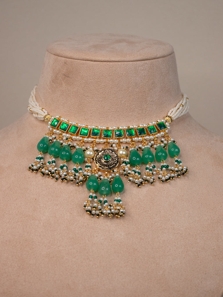 Aadhavi - Choker Set Front