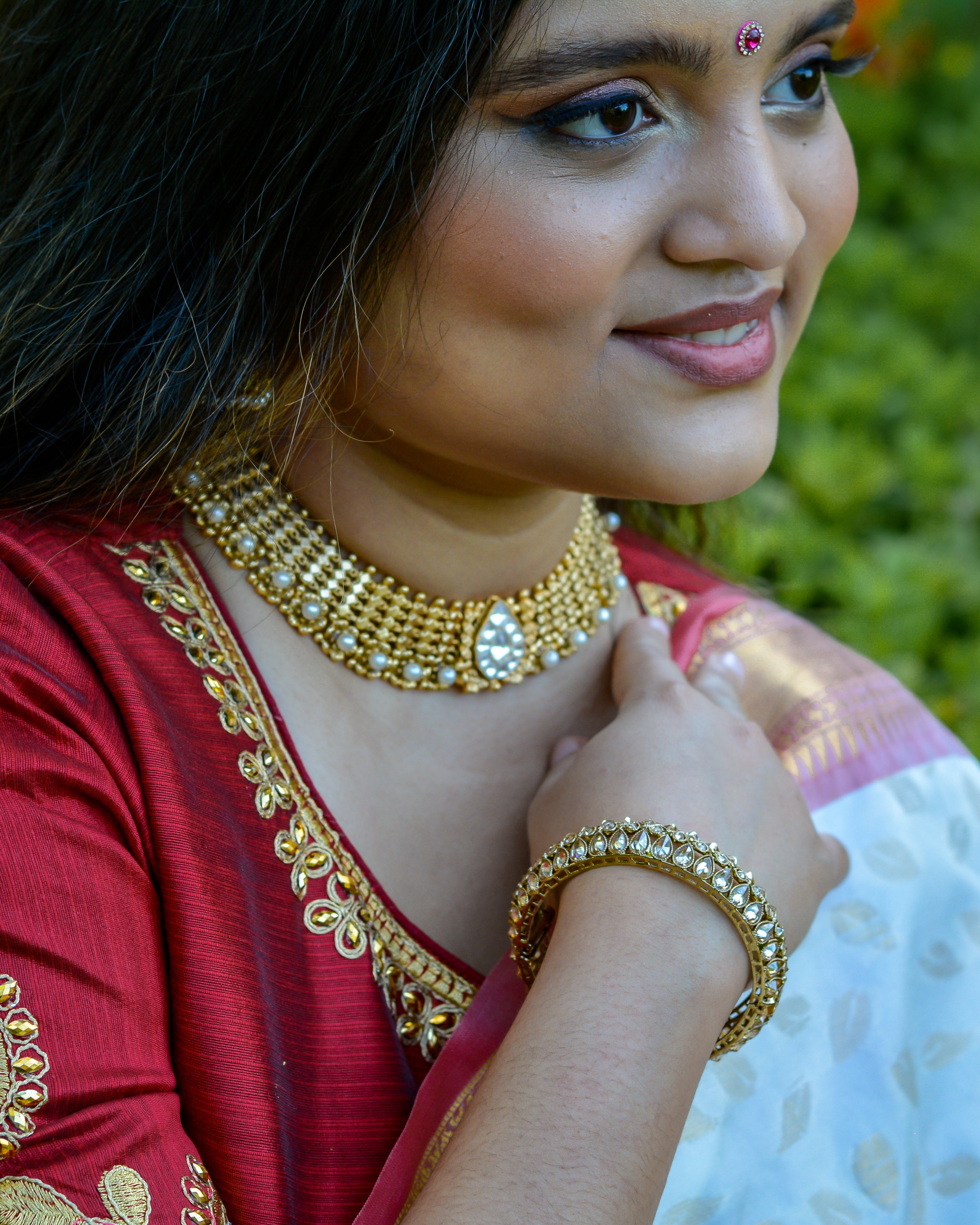 Antique Short Necklace Set