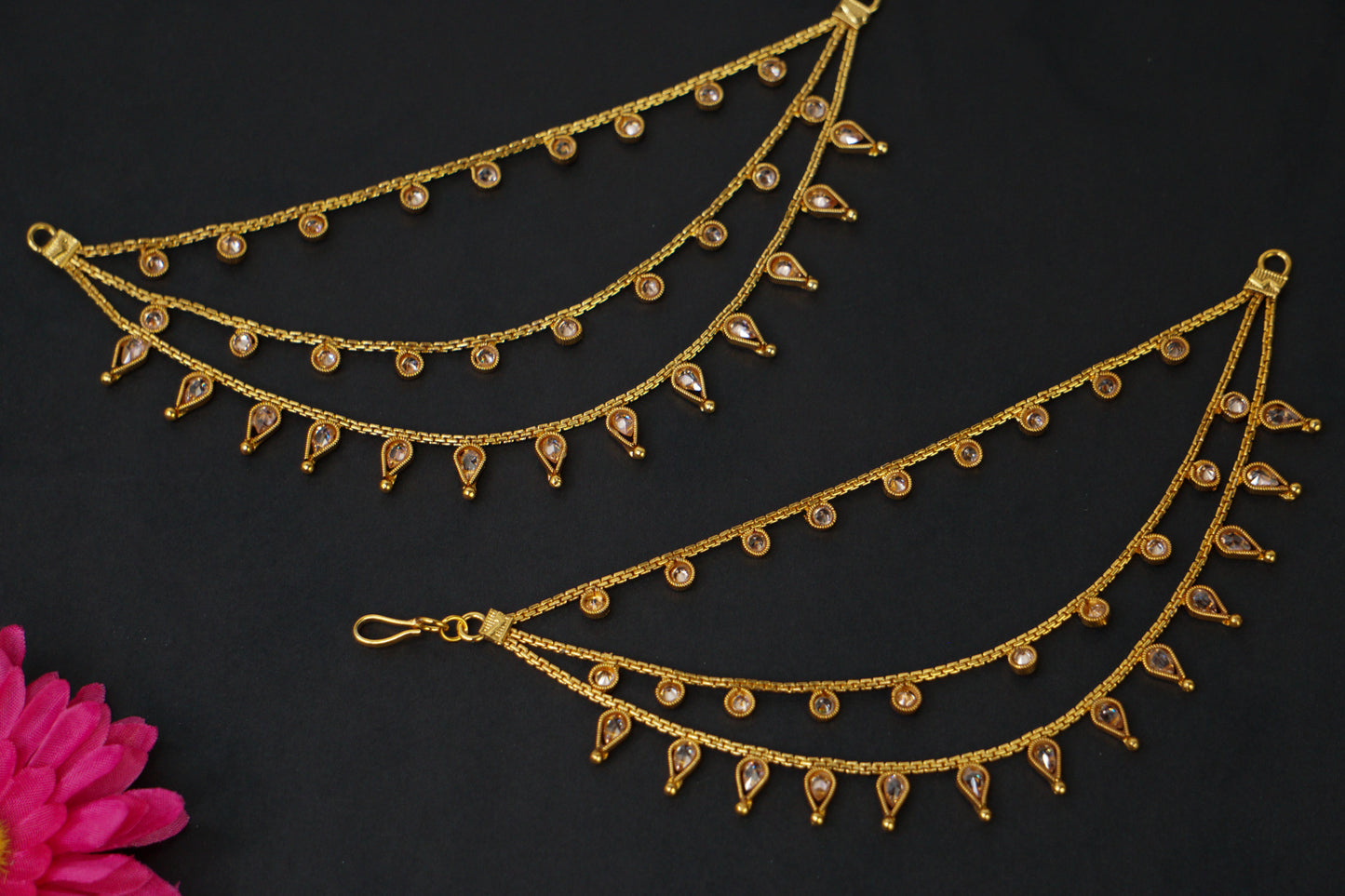 Gold Toned Earchain