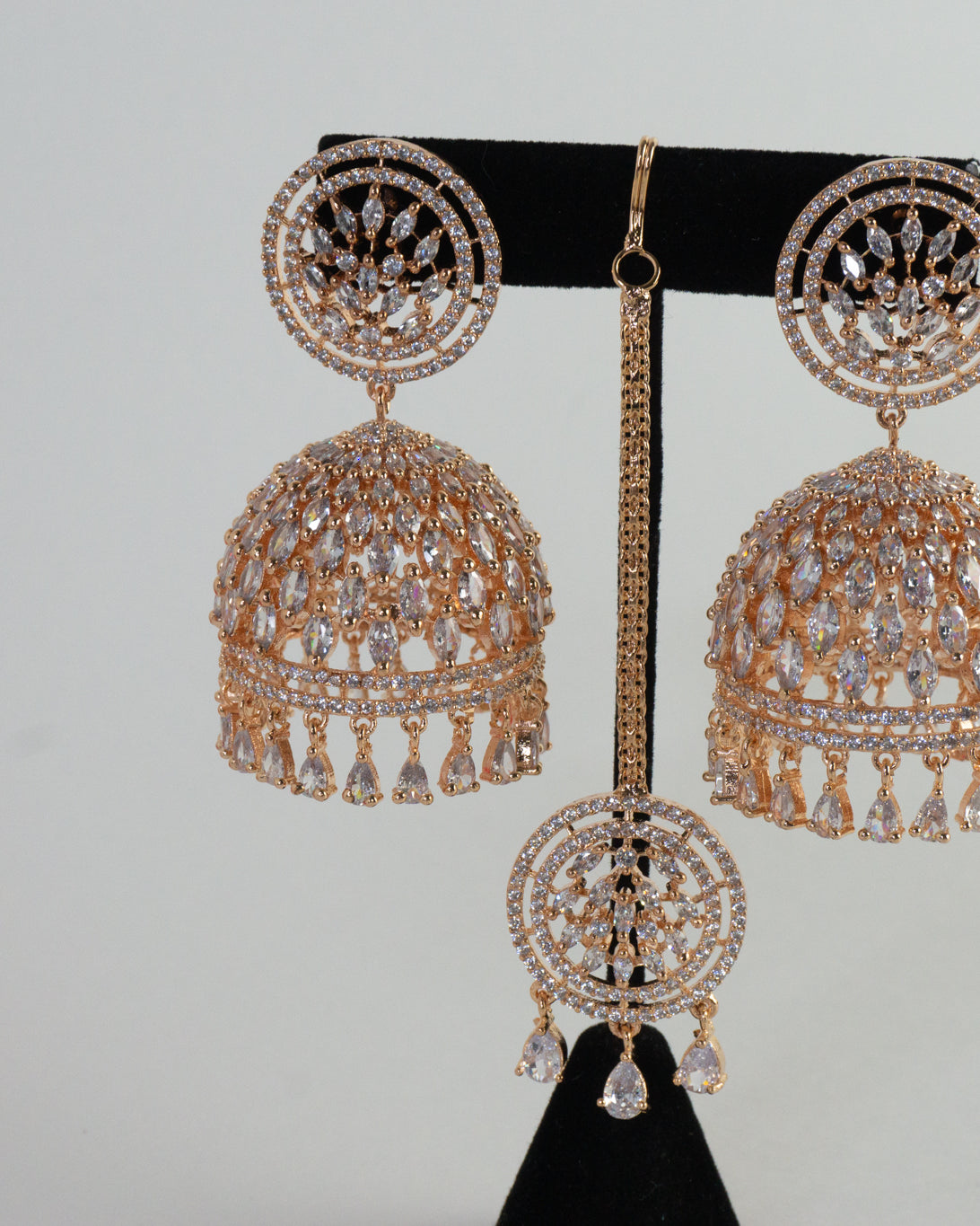 American Diamond Jhumkas