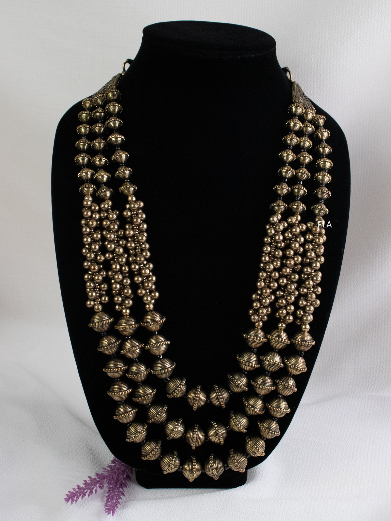 Necklace with Oxidized Plating