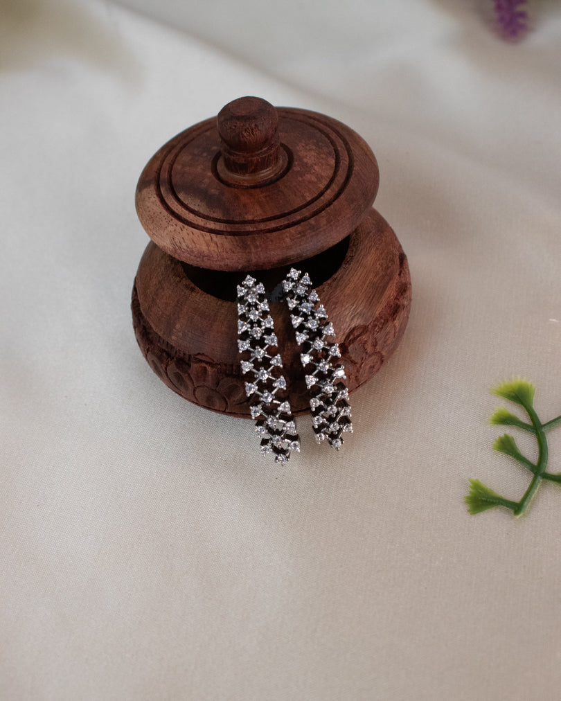 CZ Short Earring - Elastories