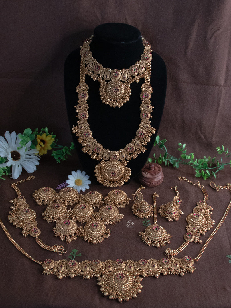 Traditional Gold-Plated Bridal Set