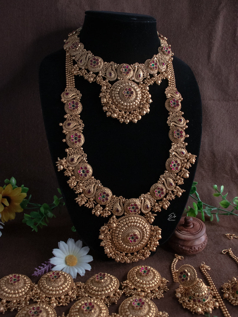 Traditional Gold-Plated Bridal Set