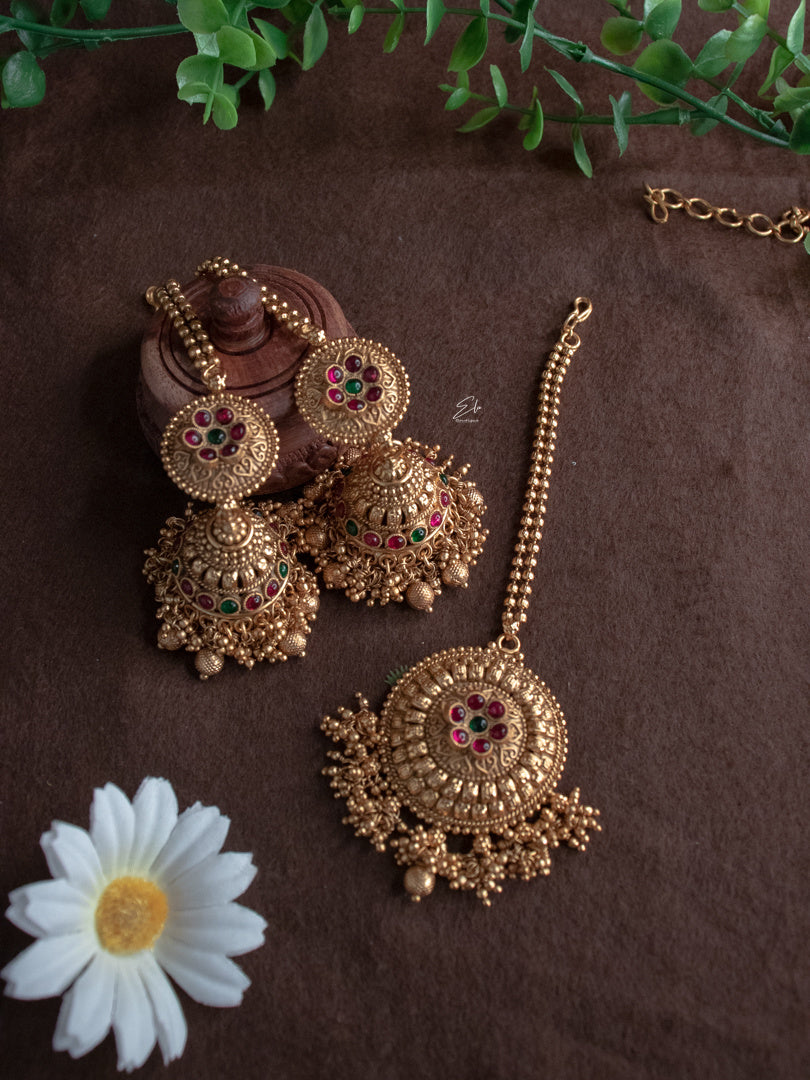 Traditional Gold-Plated Bridal Set