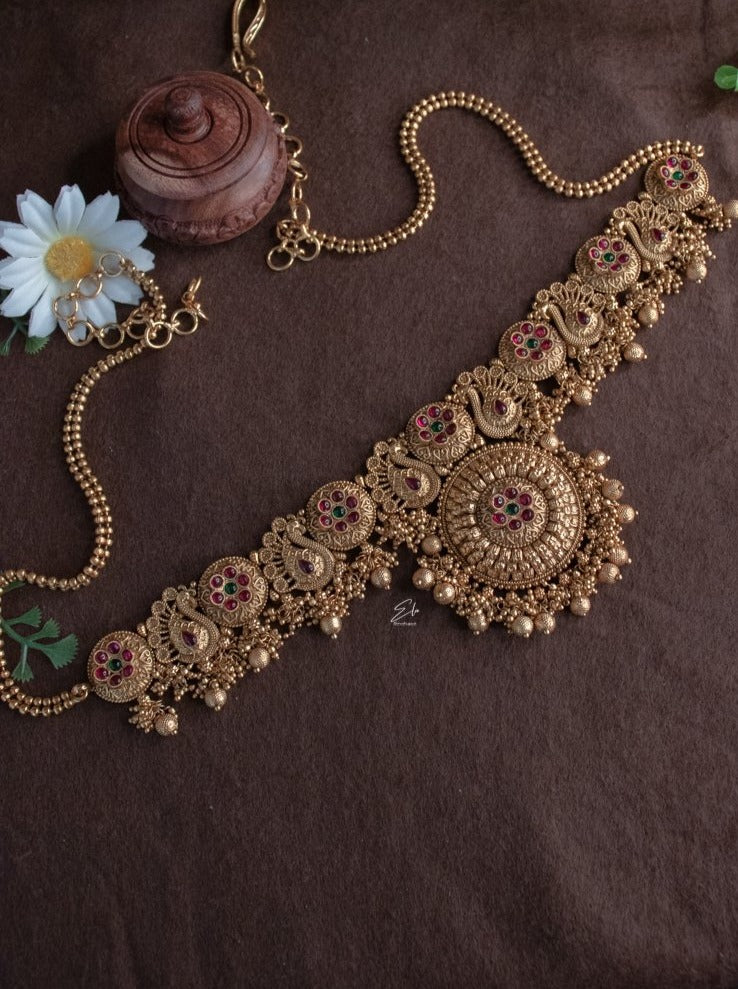 Traditional Gold-Plated Bridal Set