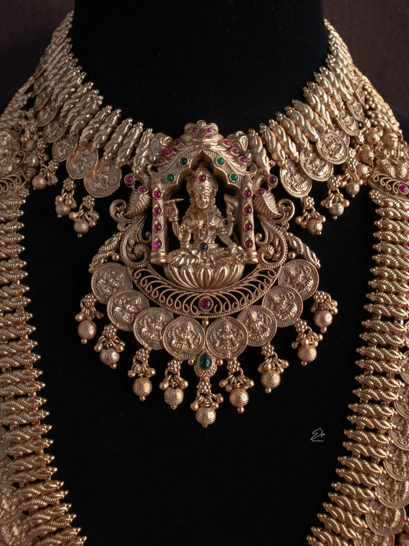 Traditional Temple Lakshmi Bridal Set