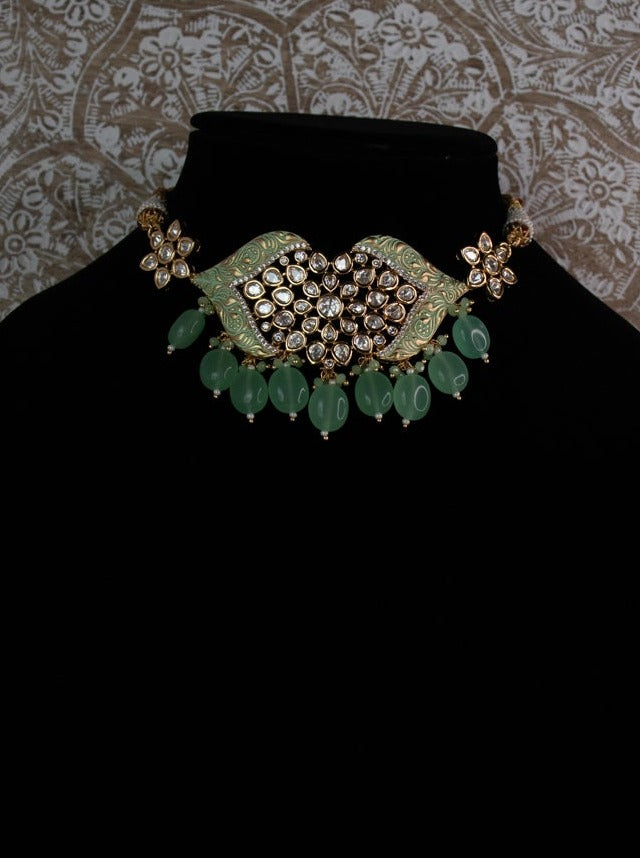 Choker set - Pastel Green