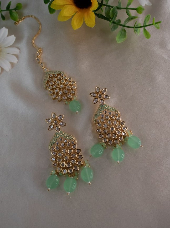 Choker set - Pastel Green - elastories