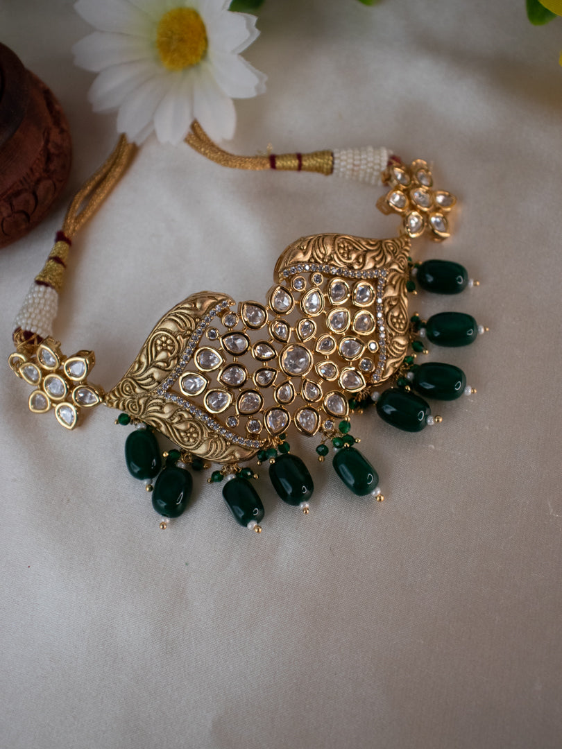 Emerald Choker Set - Elastories