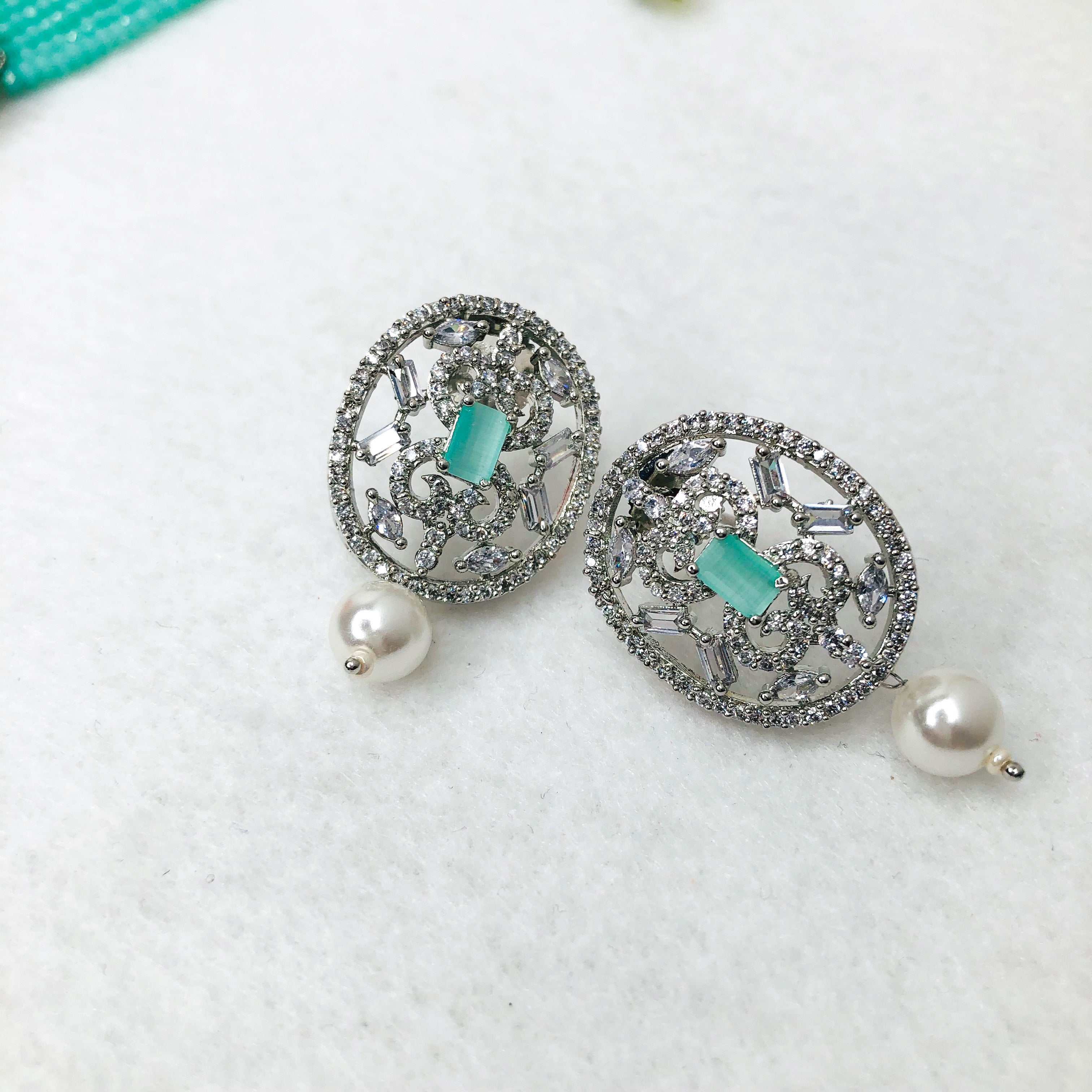 American Diamond Choker Set