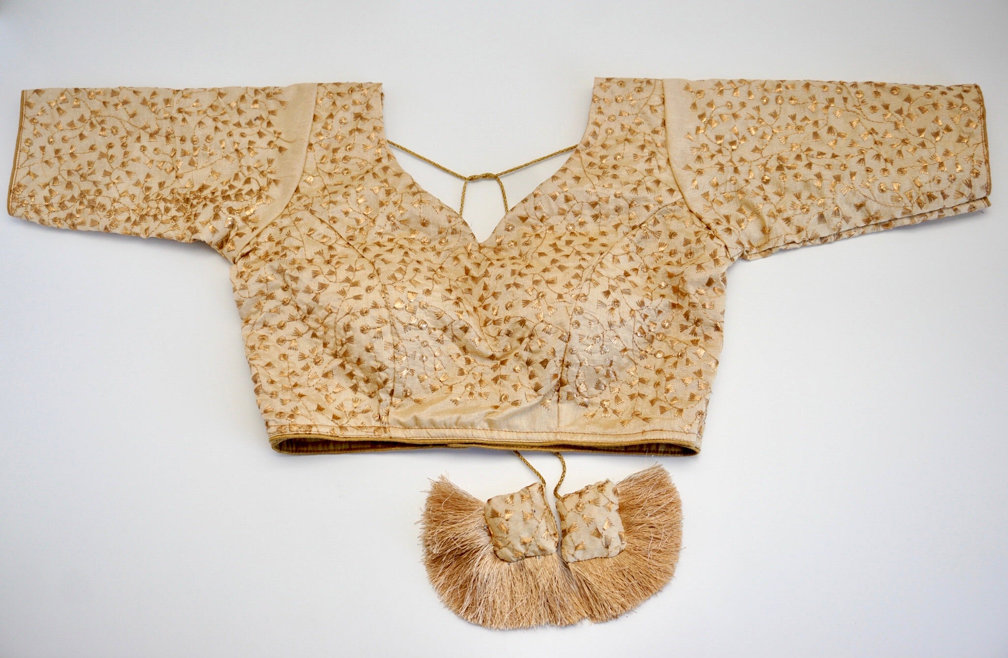 Embroidered Silk Blouse