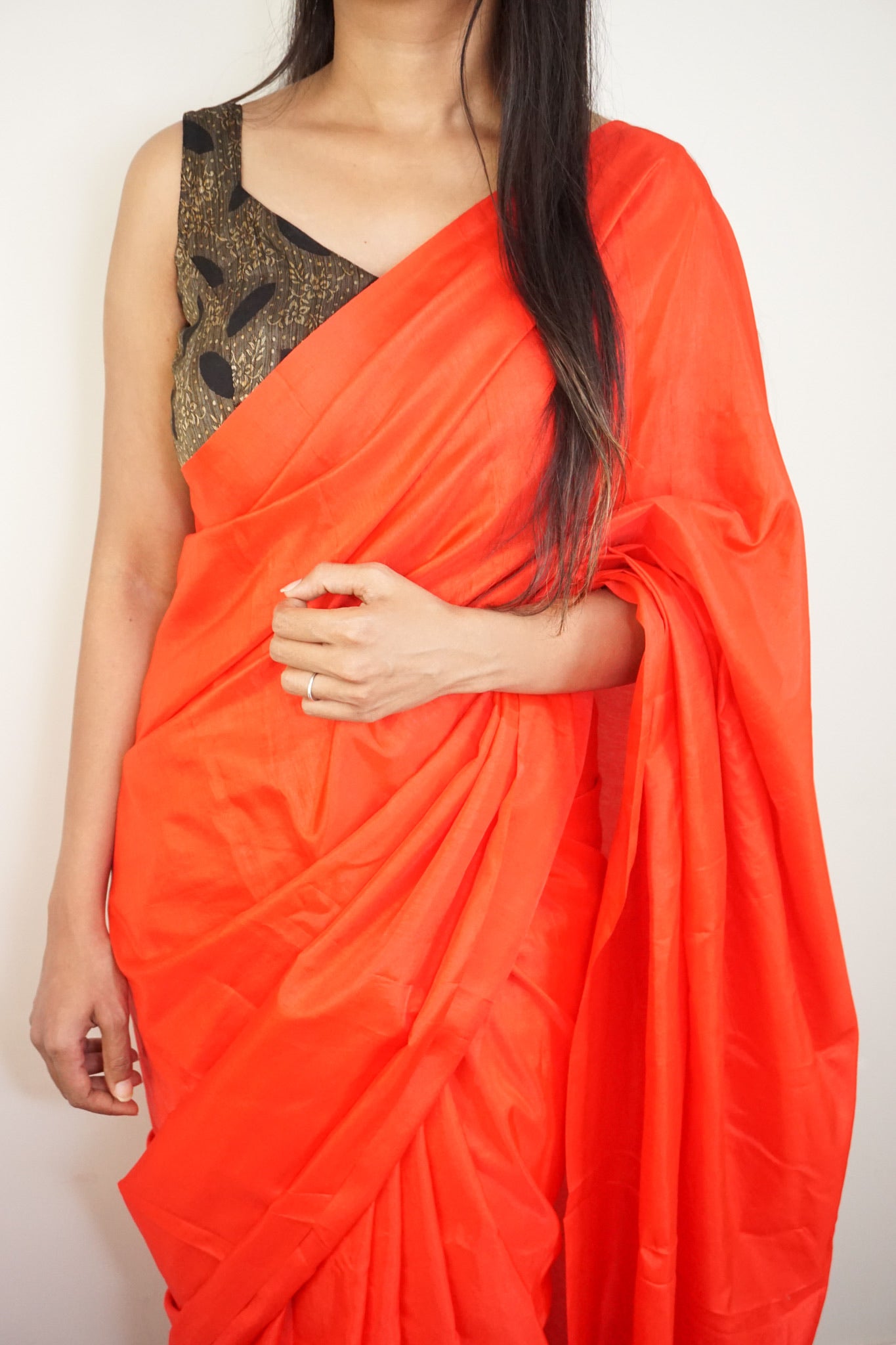 Black Crop top Blouse