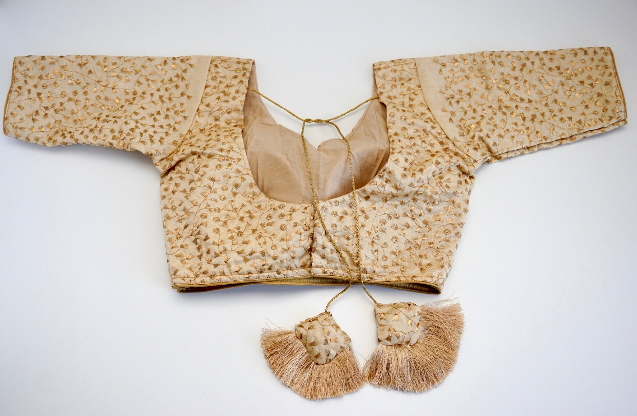 Laya- Embroidered Silk Blouse