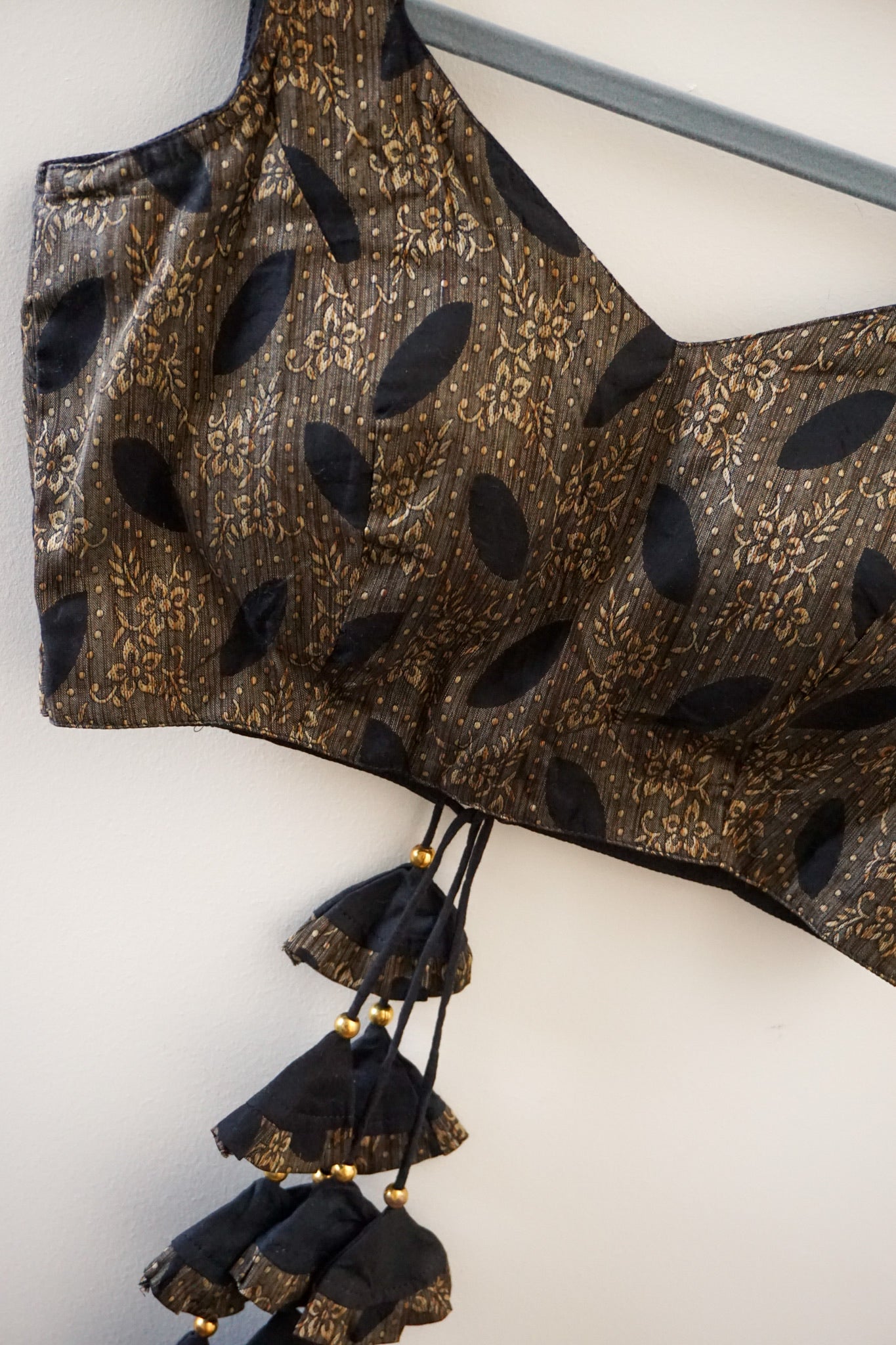 Black Crop top Blouse