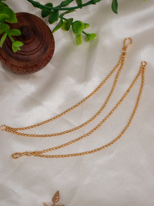 Antique Earchain with Gold Plating