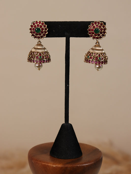 Kemp Matte Finish Jhumka