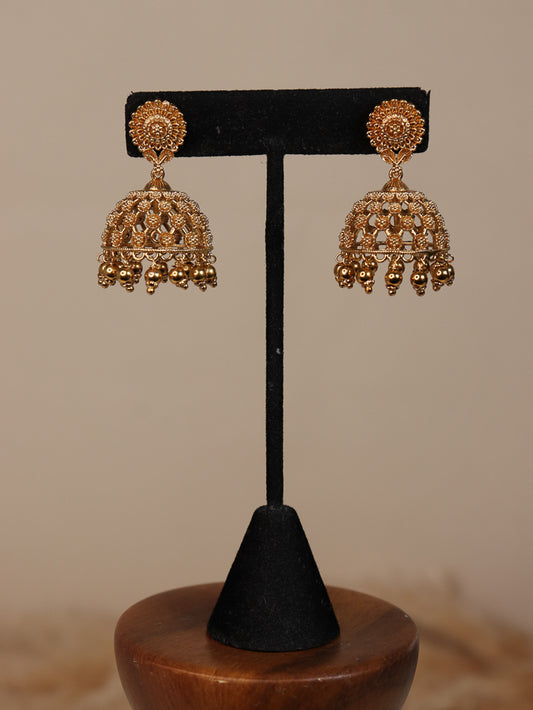 Gold Finish Jhumki