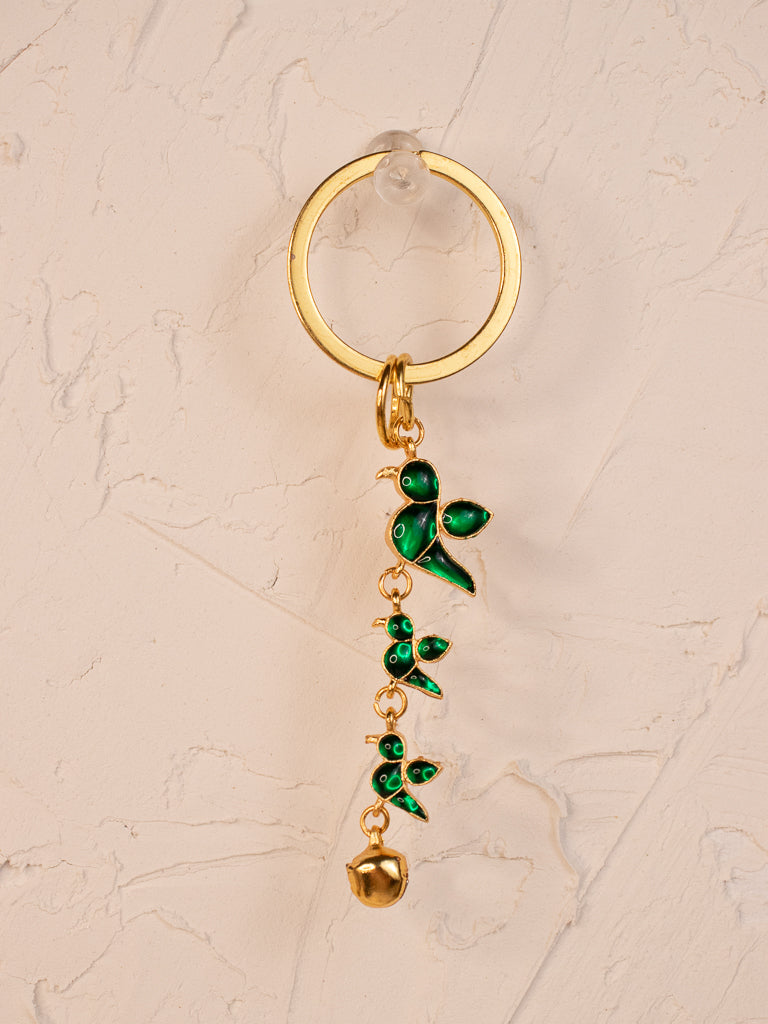 Green - Parrot Keychain - Airy Pendant