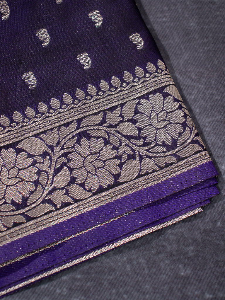 Purple Semi Banaras - S013