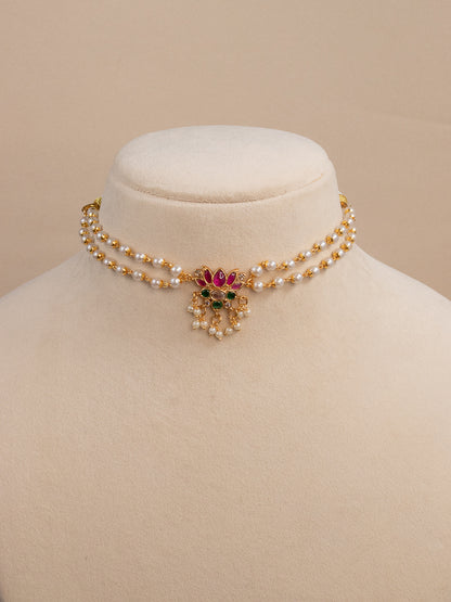 Lotus Pearl Choker - Pocket Friendly