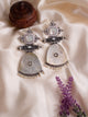 Boucles d'oreilles oxydées surdimensionnées - Tenue de soirée