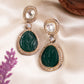 Kundan Earrings - Green