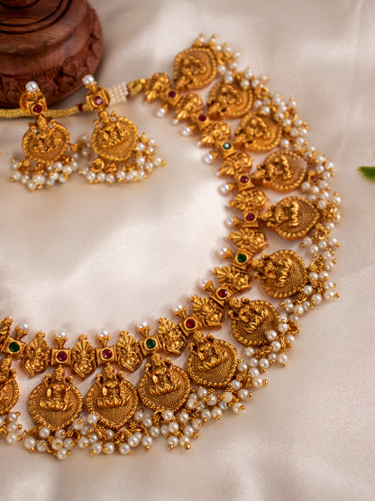 Lakshmi Traditional Temple Necklace