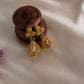 Gold-plated traditional Jhumki