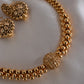 Antique Mala Necklace/gold plated