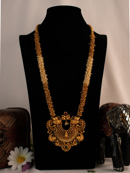 Long Peacock Neckpiece