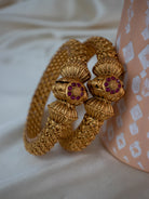 Antique Gold Toned Bangles