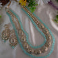 Long Necklace Set - Blue