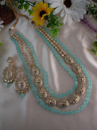 Long Necklace Set - Blue