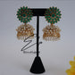Pearl Clustered Jhumkas