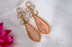 Boucles d'oreilles Kundan classiques plaquées or 
