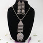 Silver Lookalike Pendant Set
