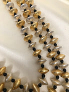 Dual Tone Long Beaded Neckpiece