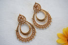 Antique Gold-Plated Chand Earring