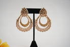 Antique Gold-Plated Chand Earring