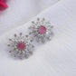 Pink AD Earrings
