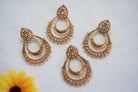 Antique Gold-Plated Chand Earring